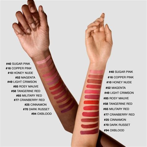 burberry lip velvet crush sheet matte lip stain|Burberry lip velvet crush swatches.